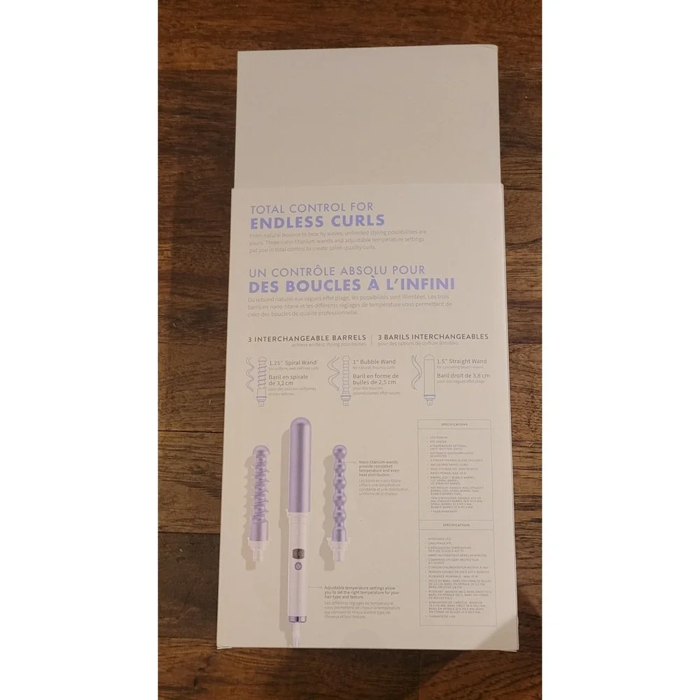 *NEW*Monat Endless Curls Hair Styling Hot Tool Set With Interchangeable Barrels